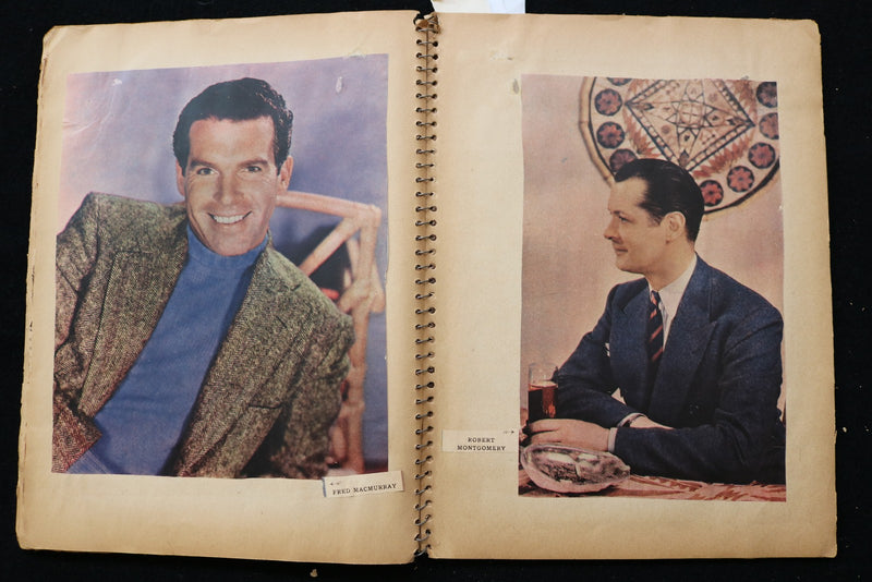 1930'S MOVIE STARS SCRAPBOOK - SHIRLEY TEMPLE COVERS - E 24925
