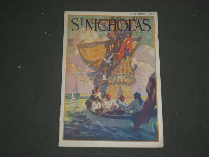 1924 OCTOBER ST. NICHOLAS MAGAZINE - ILLUSTRATIONS, STORIES & ADS - B 4640