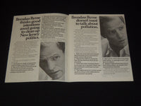 1973 BRENDAN BYRNE CAMPAIGN LITERATURE LOT OF 3 PIECES - J 9544