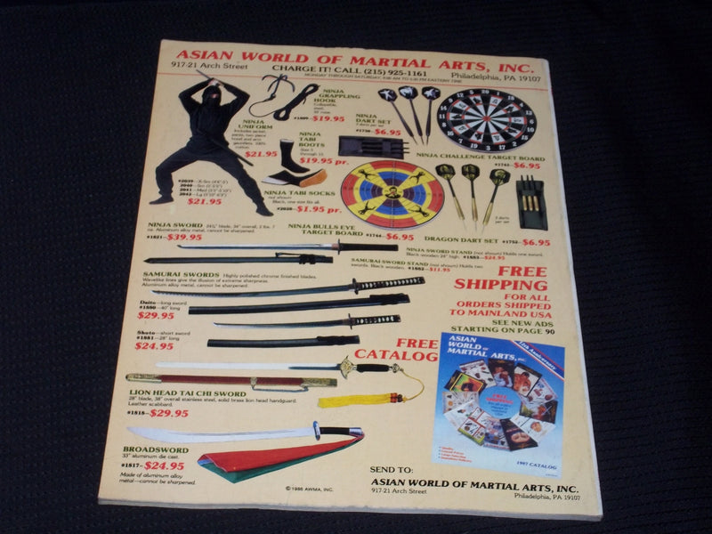 1987 MAY BLACK BELT MAGAZINE - KANAZAWA FRONT COVER - E 7846