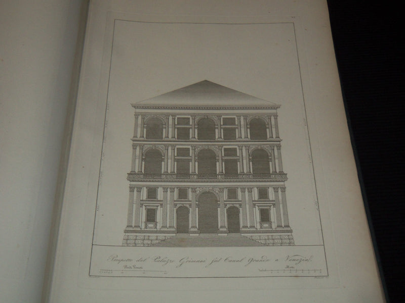 1862 LE FABBRICHE DI MICHELE SANMICHELI VOLUME LOT OF 2 - 150 PLATES - Z 283