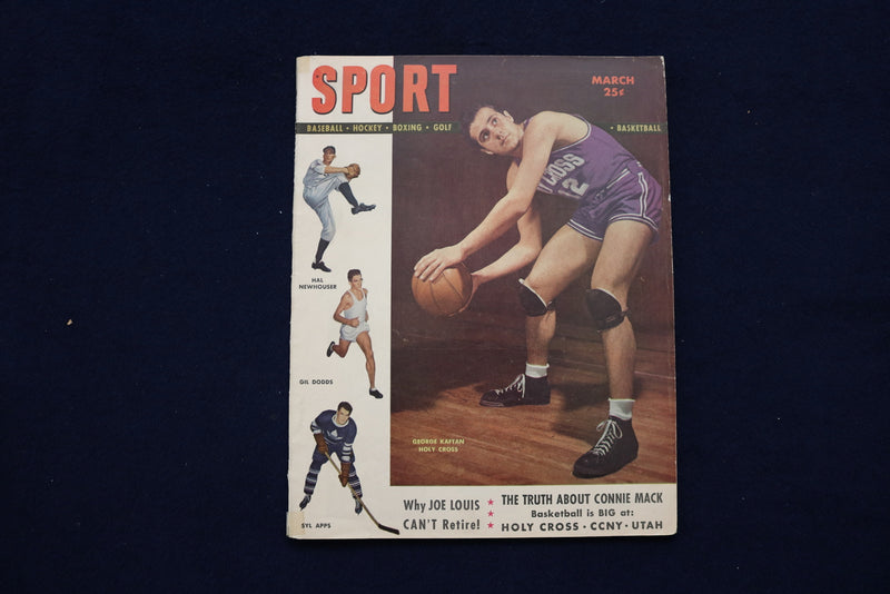 1948 MARCH SPORT MAGAZINE - GEORGE KAFTAN COVER - E 11815