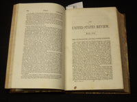 1853-1854 THE UNITED STATES REVIEW BOUND VOLUME NO. 2 - NEW YORK - KD 9524