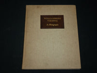 1940 WILLIAMSBURG VIRGINIA IN PHOTOGRAPHS HARDCOVER BOOK & LETTER - KD 6520