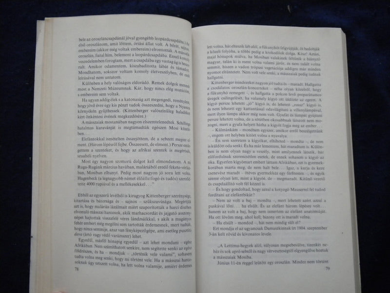 1974 KITTENBERGER KALMAN ELETE SOFTCOVER BOOK-FEKETE ISTVAN- HUNGARIAN - KD 8106