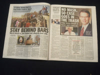 2021 MARCH 27 NEW YORK DAILY NEWS NEWSPAPER-LAWYER NO MASK, JUDGE TOSSES LAWSUIT