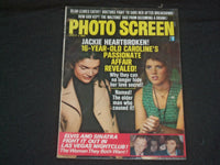 1974 JULY PHOTO SCREEN MAGAZINE - ELVIS PRESLEY - JACQUELINE KENNEDY - ST 6250