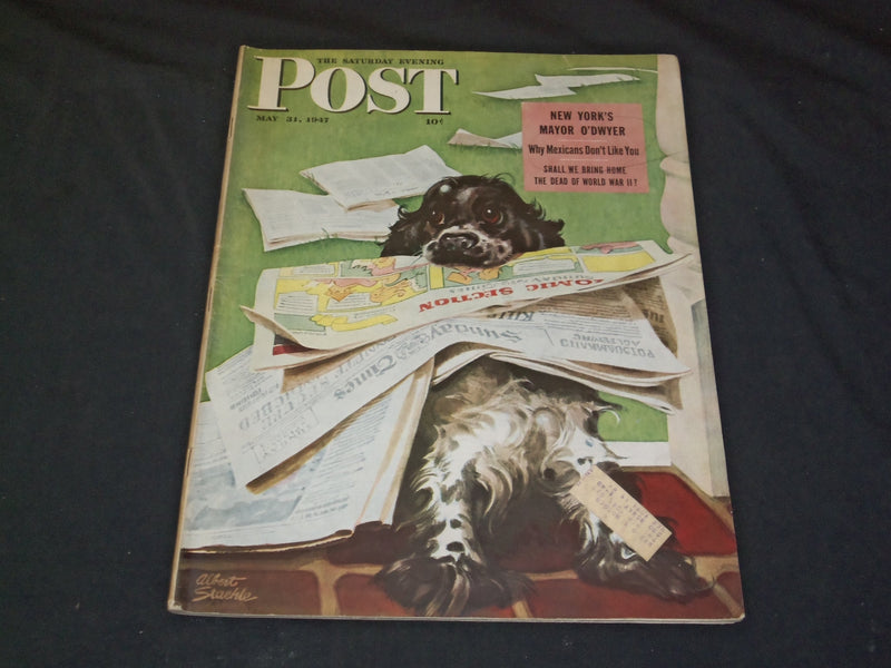 1947 MAY 31 THE SATURDAY EVENING POST MAGAZINE - ILLUSTRATED COVER - SP 5528