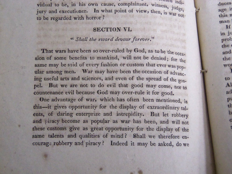 1815 CUSTOM OF WAR - A SOLEMN REVIEW BOOK - PROPOSING A REMEDY - J 4744