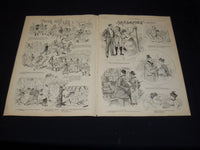 1893 JOURNAL AMUSANT ILLUSTRE FRENCH MAGAZINE LOT OF 29 - FASHION ILLUS- O 3197G