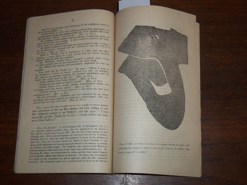 1883 TEWKSBURY INVESTIGATION COMMITTEE BULLETIN BY GOV. BENJAMIN BUTLER - K 1166