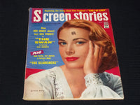 1956 JUNE SCREEN STORIES MAGAZINE - GRACE KELLY FRONT COVER - E 15862