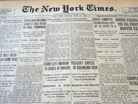 1930 JUNE 15 NEW YORK TIMES - CAPONE ARRESTED ON MIAMI PERJURY CHARGE - NT 5640