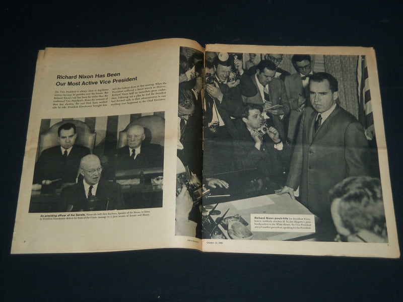 1960 OCT 23 CHICAGO SUNDAY TRIBUNE MAGAZINE SECTION - RICHARD NIXON - NP 3851