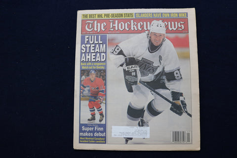 1995 OCTOBER 13 THE HOCKEY NEWS NEWSPAPER - WAYNE GRETZKY COVER - NP 8749