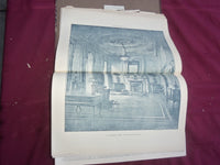 1913 JAN-DEC THE BUILDER U. K. MAGAZINE BOUND VOLUMES - 2 VOLS - FOLD OUTS- C 37
