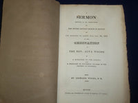 1821 DR. WOODS'S SERMON AT THE ORDINATION OF THE REV ALVA WOODS - J 4527
