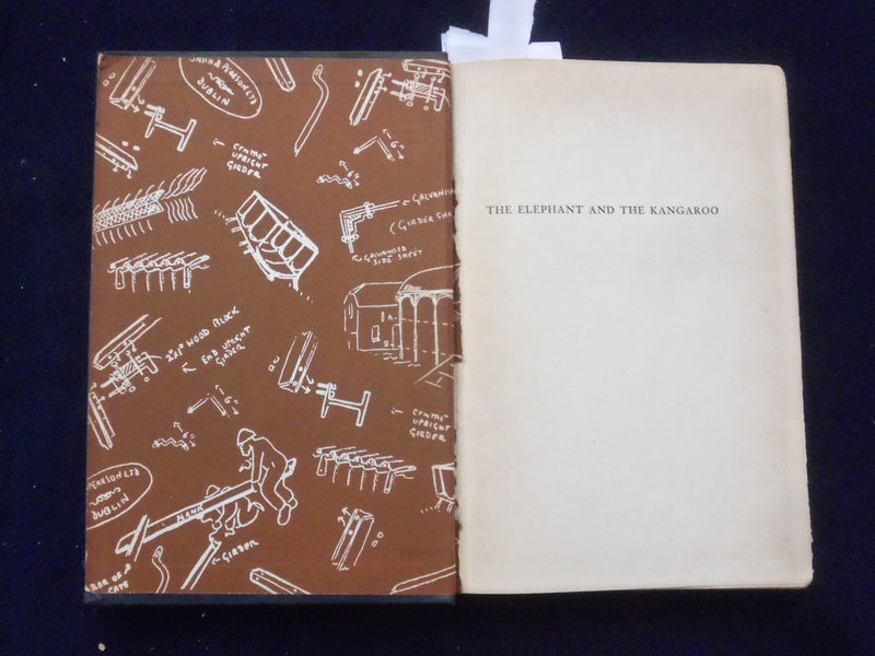 1947 THE ELEPHANT AND THE KANGAROO HARDCOVER BOOK BY T. H. WHITE - KD 8676