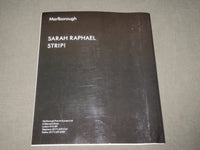 1998 SARAH RAPHAEL STRIP MALBOROUGH FINE ART SOFTCOVER CATALOG - KD 5033