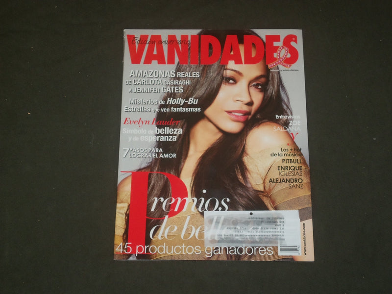 2012 OCTOBER VANIDADES MAGAZINE - ZOE SALDANA COVER - B 1281