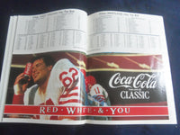 1986 SEP 20 FOOTBALL PROGRAM - WEST VIRGINIA UNIV VS UNIV MARYLAND - SP 4686R