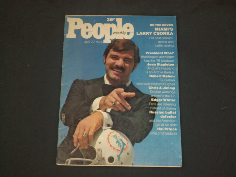 1974 JULY 22 PEOPLE MAGAZINE - LARRY CSONKA - B 4703