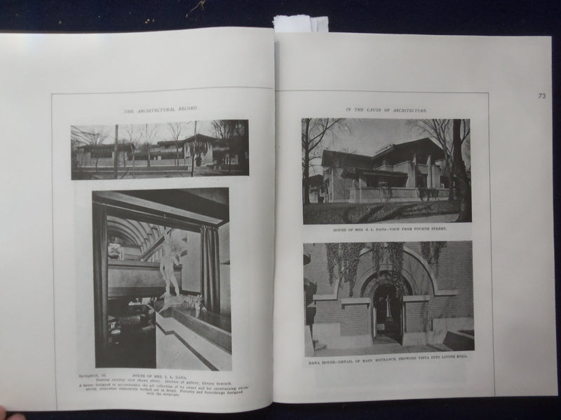 1987 IN THE CAUSE OF ARCHITECTURE FRANK LLOYD WRIGHT BOOKS - LOT OF 4 - KD 8833