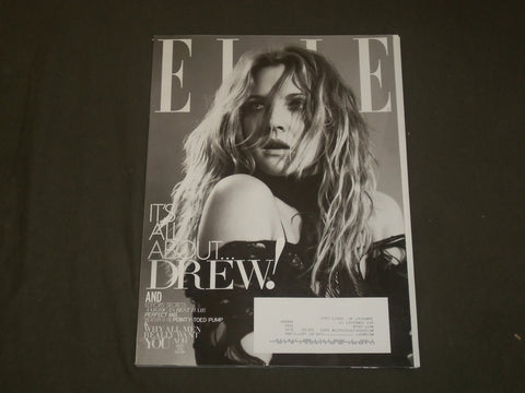 2010 AUGUST ELLE MAGAZINE - DREW BARRYMORE COVER - B 1860