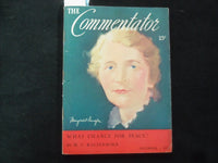 1938 DECEMBER THE COMMENTATOR MAGAZINE - MARGARET SANGER COVER - J 9977