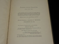 1887 JULY 4 AMBROSE E. BURNSIDE STATUE & DEDICATION HARDCOVER BOOK - KD 6480