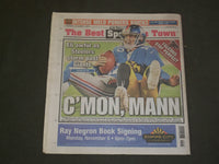 2012 NOVEMBER 5 NEW YORK POST NEWSPAPER - MITT ROMNEY - I'LL WIN THE ELECTION
