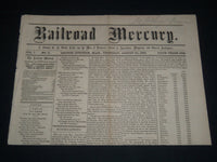 1860 AUGUST 30 RAILROAD MERCURY - LINCOLN - GROTON JUNCTION MASS - NP 614I
