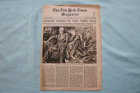 1931 NOV 8 THE NEW YORK TIMES MAGAZINE SECTION-GANDHI DISSECTS FORD IDEA-NP 9104