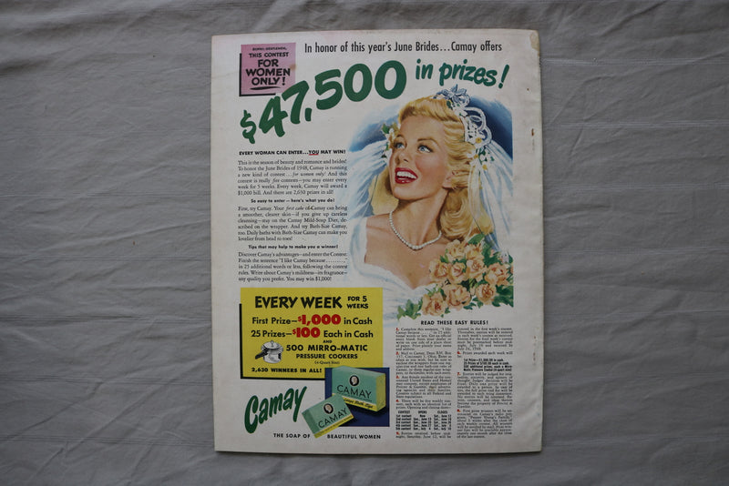 1948 JULY SCREEN STORIES MAGAZINE - ESTHER WILLIAMS COVER - E 19888