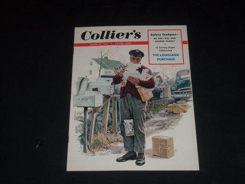 1953 MARCH 21 COLLIER'S MAGAZINE - THE LOUISIANA PURCHASE - SP 8443