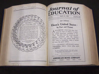 1926 JANUARY-DECEMBER JOURNAL OF EDUCATION BOUND VOLUME - COMPLETE YEAR - R 894