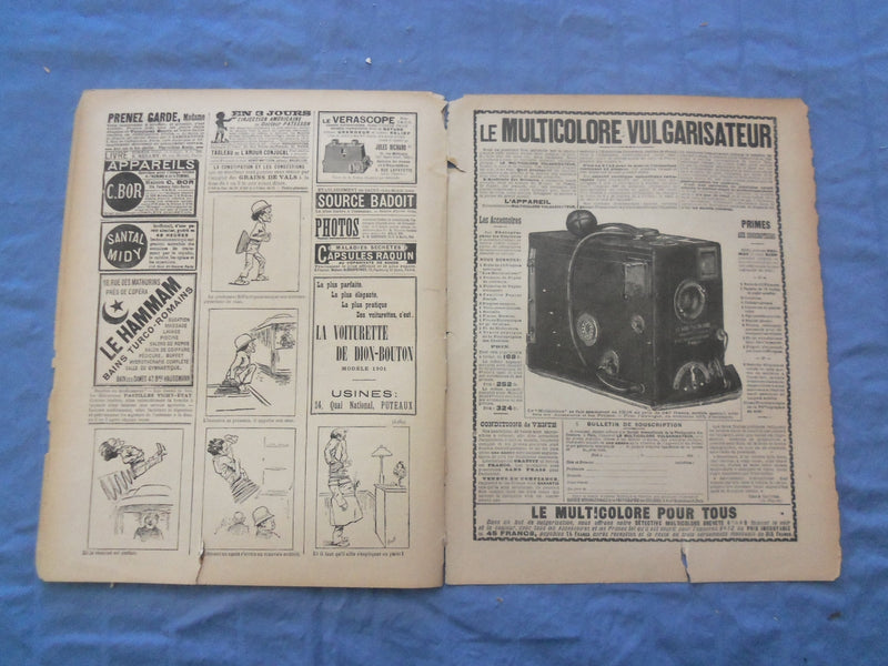 1902 MARCH 29 LE SOURIRE MAGAZINE - ILLUSTRATED COMEDY - FRENCH TEXT - SP 4864Y