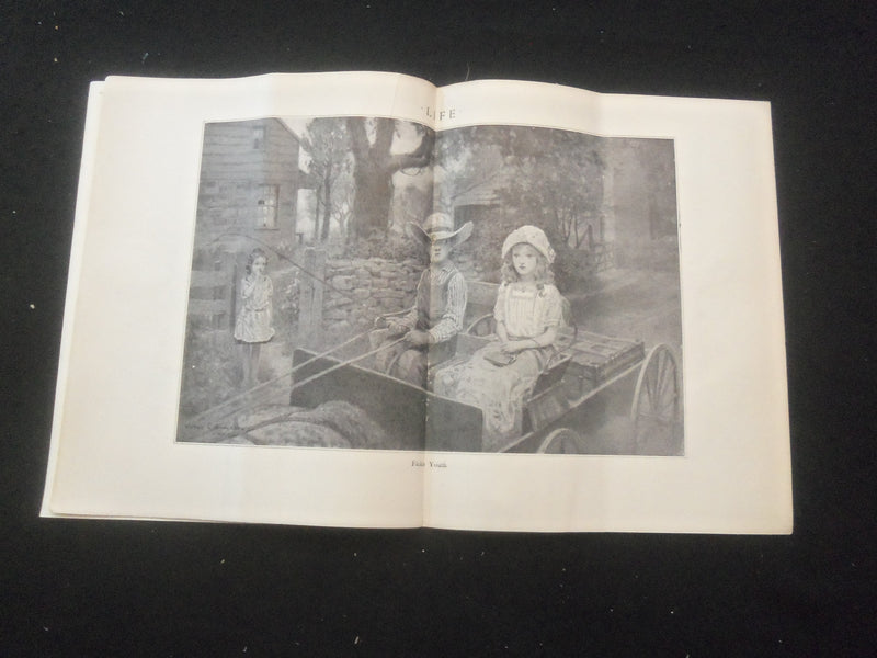 1913 AUGUST 28 LIFE MAGAZINE - ROMANCE NUMBER - BY WIRELESS - L 758B