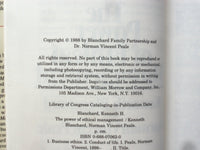 1988 POWER OF ETHICAL MANAGEMENT HARDCOVER BOOK BY BLANCHARD - SIGNED - KD 9324