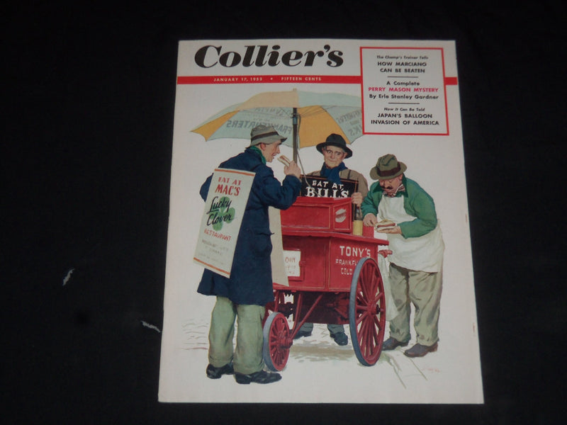 1953 JANUARY 17 COLLIER'S MAGAZINE - HOW MARCIANO CAN BE BEATEN - SP 8429