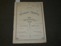 1890 JAN 5 NEW WINDSOR THEATRE PROGRAM - BURGLAR - SIDNEY DREW - GLADYS - J 3697