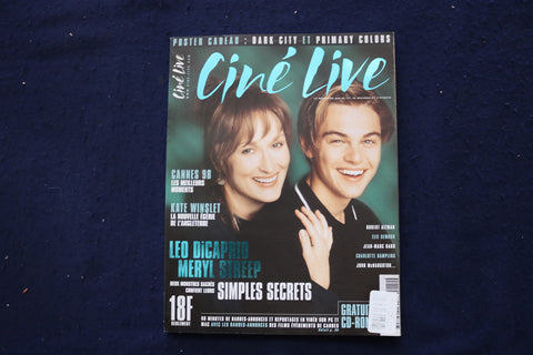 1998 JUNE CINE LIVE MAGAZINE - LEONARDO DICAPRIO - MERYL STREEP COVER - E 23692