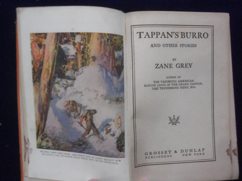 1921-1936 ZANE GREY NOVELS HARDCOVER BOOKS - LOT OF 3 - KD 8503