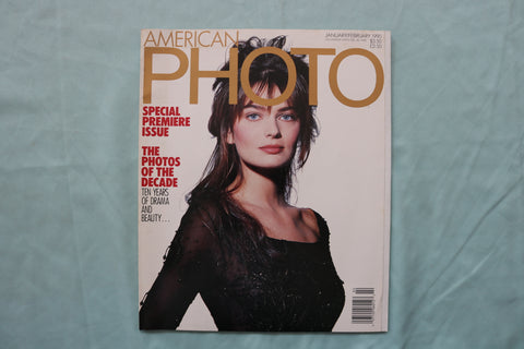 1990 JAN/FEB AMERICAN PHOTO MAGAZINE - PAULINA PORIZKOVA COVER - E 19664