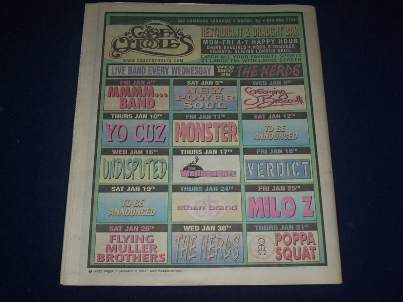 2004 JANUARY 2-9 AQUARIAN WEEKLY NEWSPAPER - SHOTS IN THE DARK COVER - J 1132