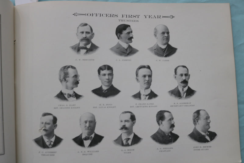 1901 ELKS GRAND CARNIVAL REUNION PHOTO ALBUM - SOFTCOVER BOOK - K 2483
