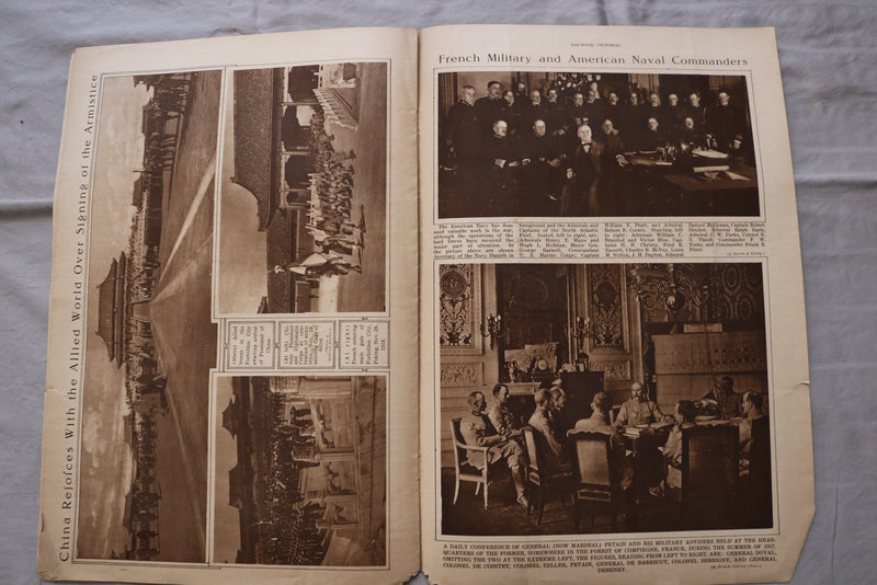 1919 JAN 23 MID-WEEK PICTORIAL MAGAZINE SECTION -DEVASTATION IN FRANCE - NP 9248