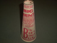 VINTAGE BIG BEN'S BIRCH BEER 1 QUART LIQUID CONTAINER - CATAWISSA PA