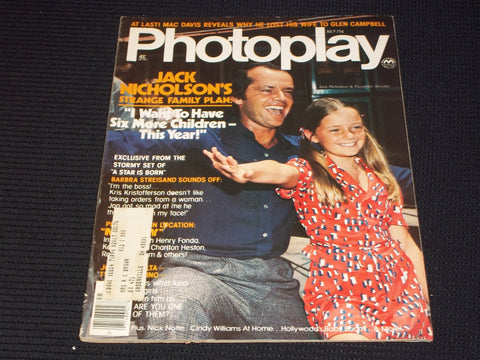1976 JULY PHOTOPLAY MAGAZINE - JACK NICHOLSON FRONT COVER - E 1758