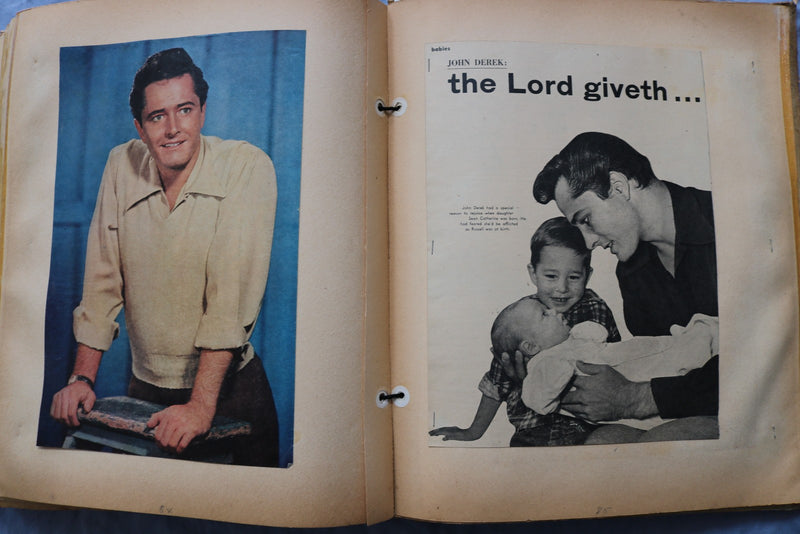 HUGE JOHN DEREK SCRAPBOOK - E 26469